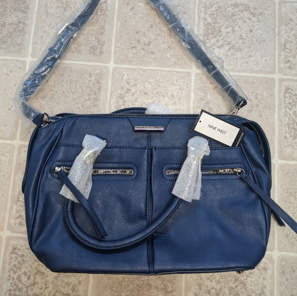 Blue nine west purse